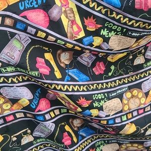 Vintage Nicole Miller Telephone Scarf